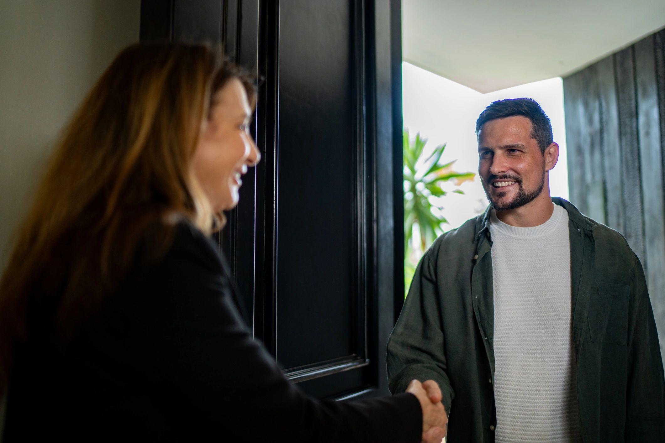 Customer portrait for testimonial